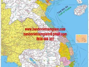 Bán bản đồ Việt Nam Lào Campuchia khổ lớn giá rẻ