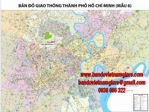 Bán bản đồ đường phố các quận huyện thành phố Hồ Chí Minh