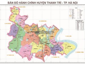 Bản Đồ Huyện Thanh Trì Thành Phố Hà Nội