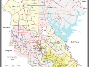Bản Đồ Quy Hoạch Huyện Tân Châu Tỉnh Tây Ninh Đến Năm 2030